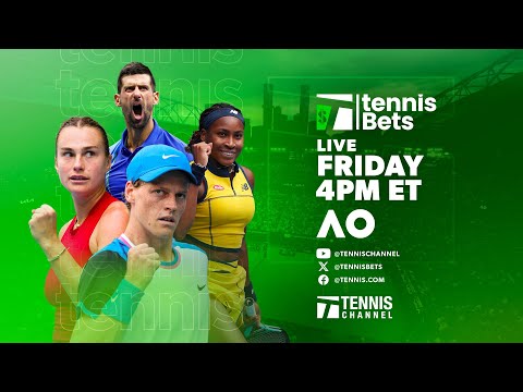 Tennis Bets Live: 2025 Australian Open Preview Show